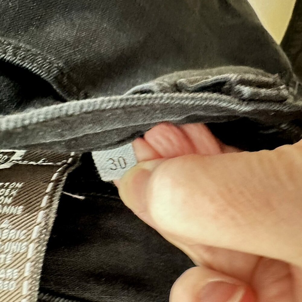 SOLD slim trouser flare bootcut black 30